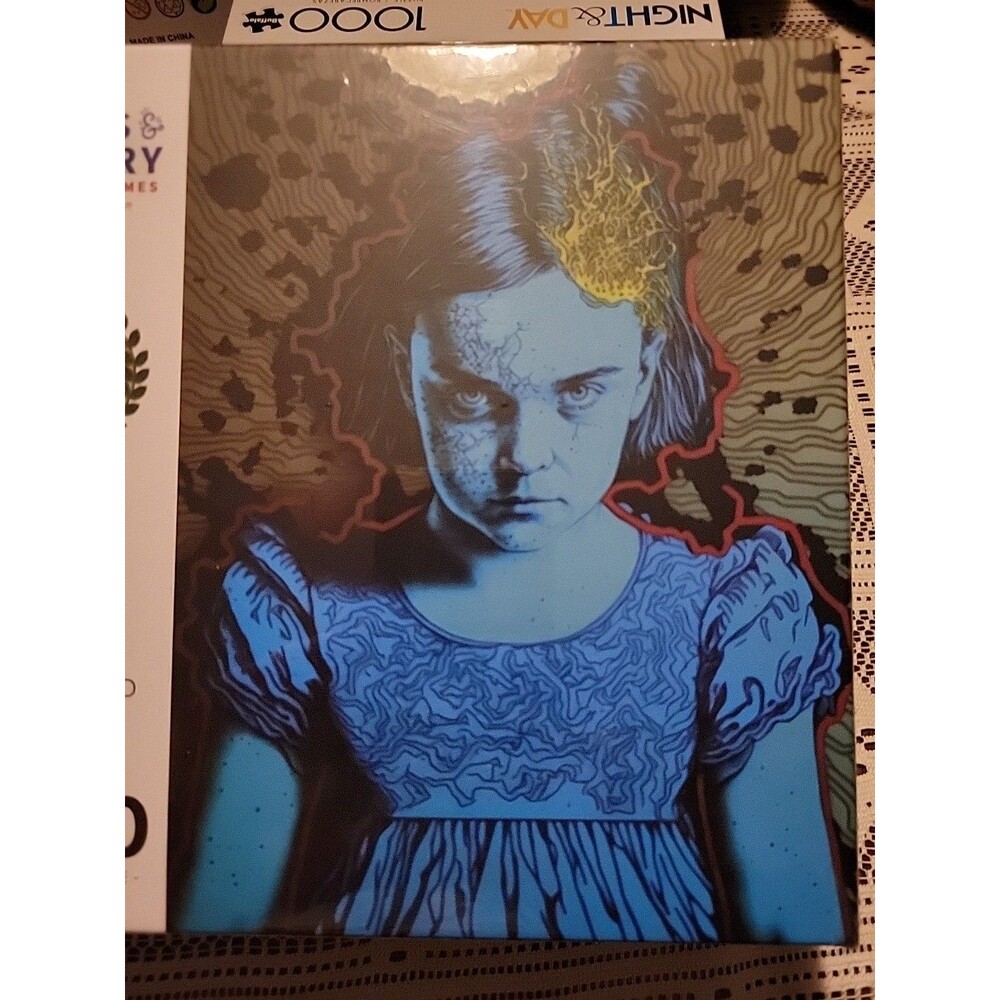 Cross & Glory 1000 Piece Puzzle Fire Of A Child's Mind Creepy Scary New Sealed